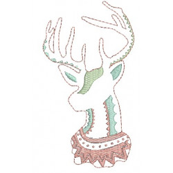 Stickdatei - Hirschkopf